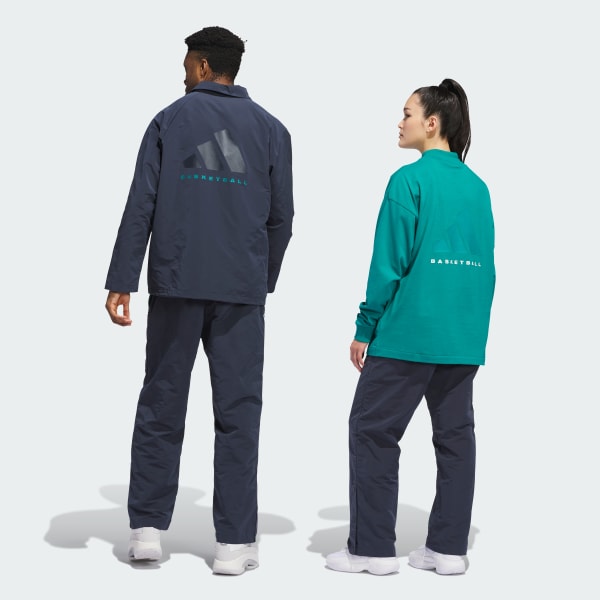 Mau-xanh-da-troi Quần Dệt Khuy Bấm adidas Basketball