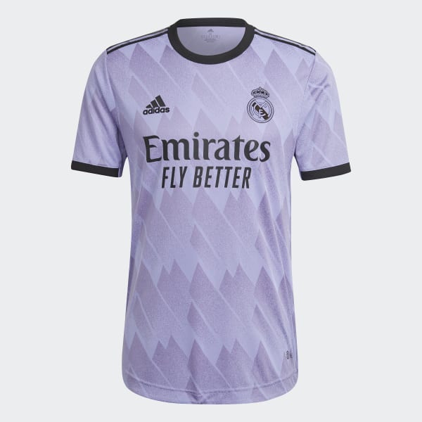 Purple Real Madrid 22/23 Away Authentic Jersey ZE829