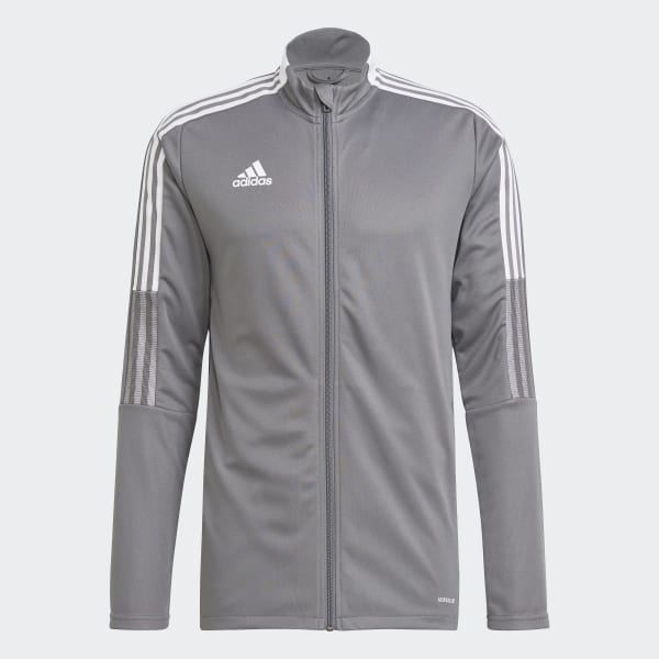 Gray adidas shop jacket