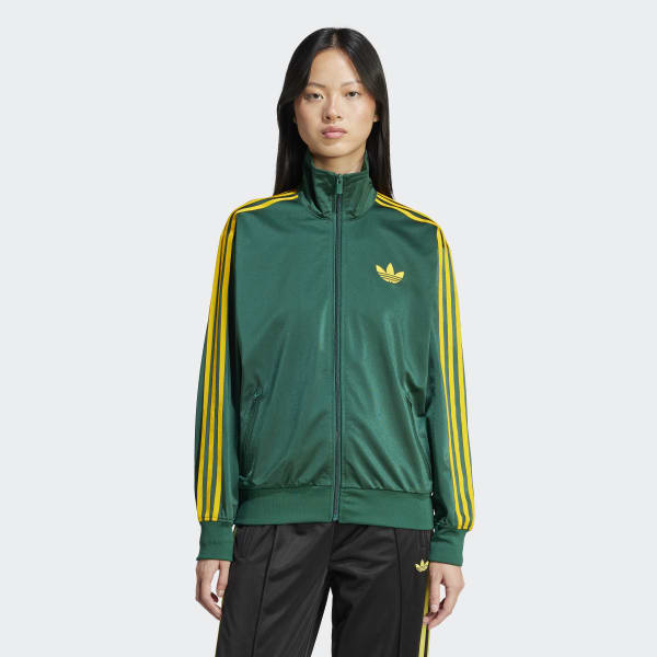 【美品]adidas ファイヤーバードトラックジャケット M 緑白 美品]adidas ファイヤーバードトラックジャケット M 緑白 楽天