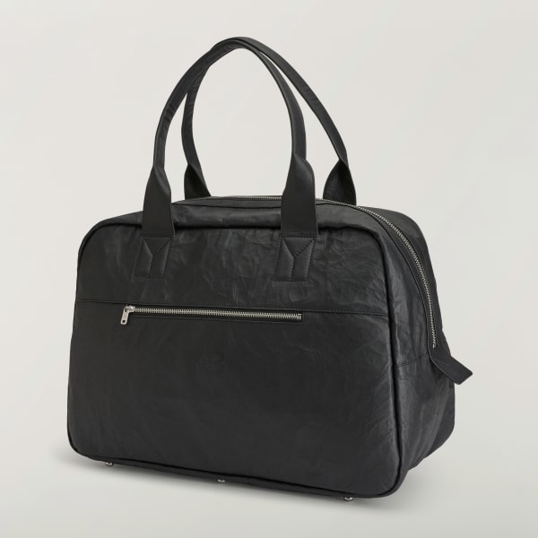 ブラック Y-3 LEATHER WEEKENDER