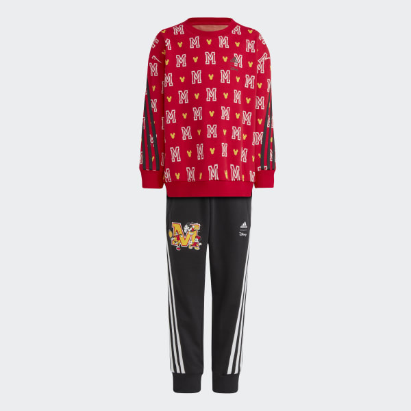 cervená Sportovní souprava adidas x Disney Mickey Mouse Jogger