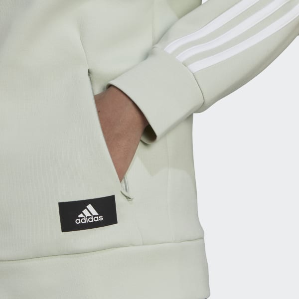 Verde Giacca da allenamento adidas Sportswear Future Icons 3-Stripes Hooded V0687