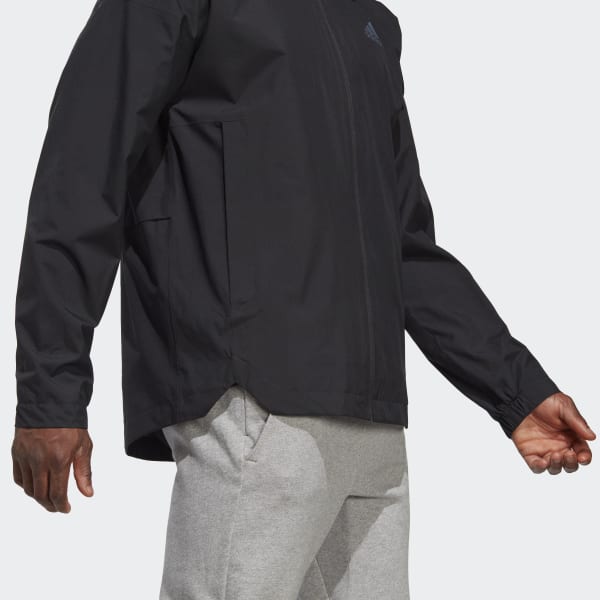 adidas Traveer RAIN.RDY Jacket (Gender Neutral) - Black | Men\'s Hiking |  adidas US