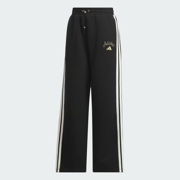 Black LUNAR NEW YEAR WIDE LEG KNIT PANT