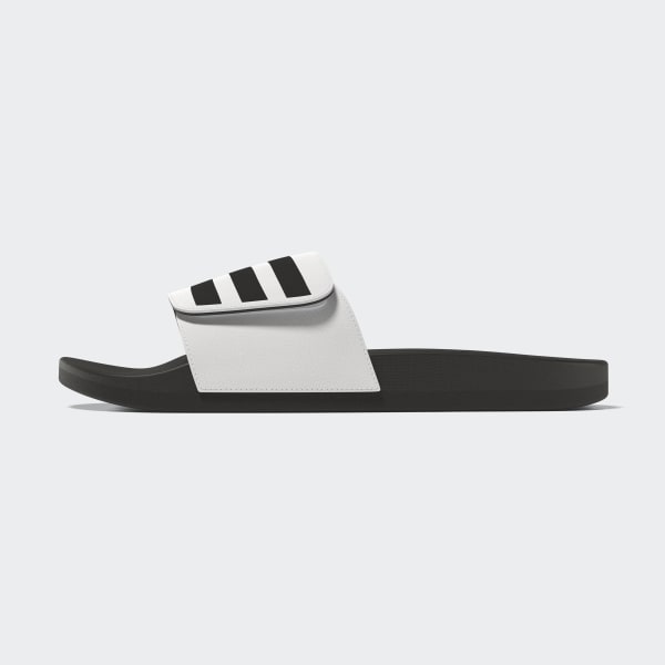 adidas Adilette Comfort Adjustable Bandage Slides White adidas