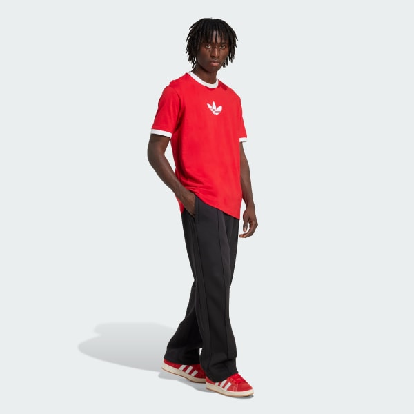 สีแดง เสื้อยืด adidas Adicolor Loose 2000s Cali