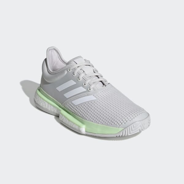 adidas green court shoes
