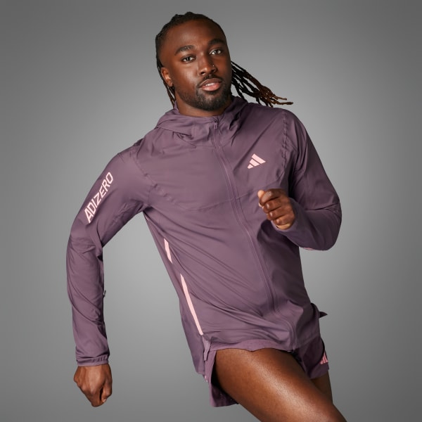 adidas Adizero Running Lightweight Jacket Purple adidas Turkiye
