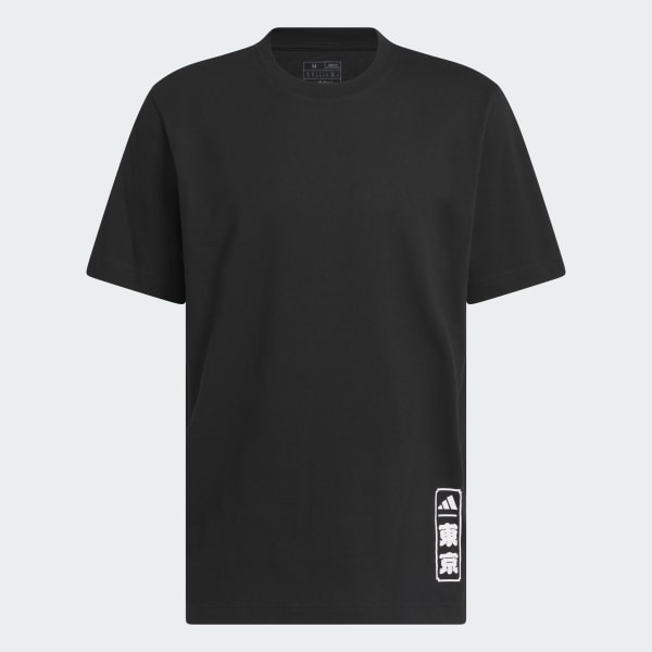 ブラック 富士山 東京 半袖Tシャツ