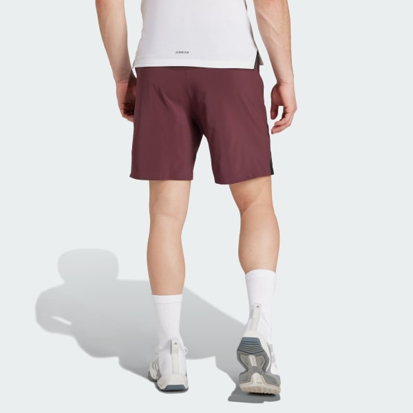 Burgundy Designed for Training Workout Shorts