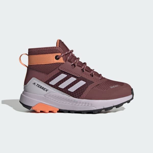 Burgundy Terrex Trailmaker Mid RAIN.RDY Hiking Shoes
