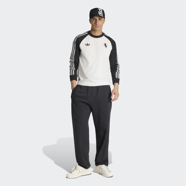 adidas Juventus FC Originals Long Sleeve T-Shirt - White | Free