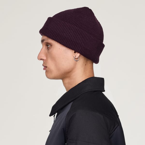 adidas Y-3 Classic Knitted Beanie - Burgundy | Free Shipping with
