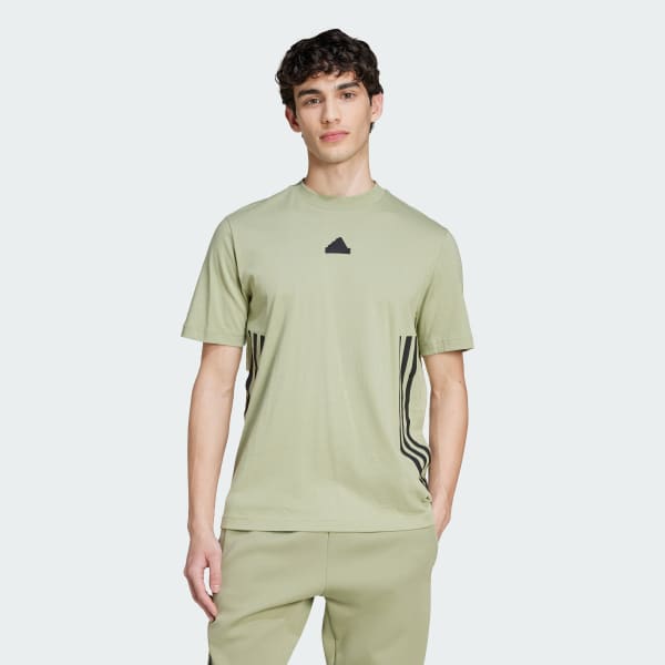 Green Future Icons 3-Stripes Tee