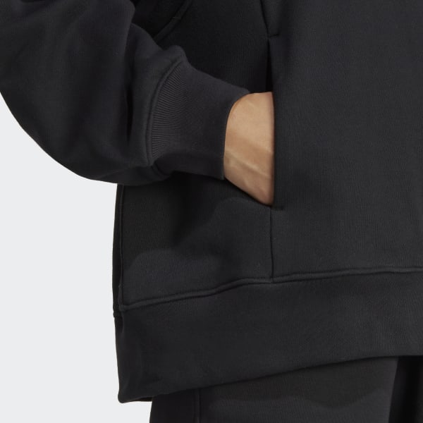 Black Premium Essentials Hoodie