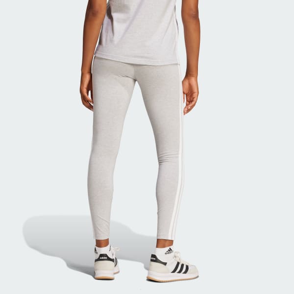 Grigio Leggings Essentials 3-Stripes Cotton