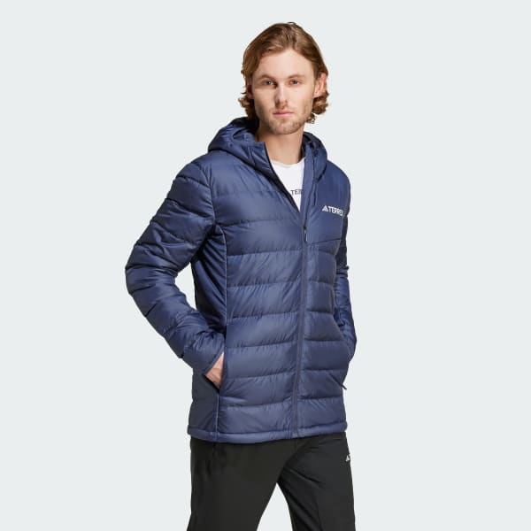 Blu Giacca Terrex Multi Light Down Hooded