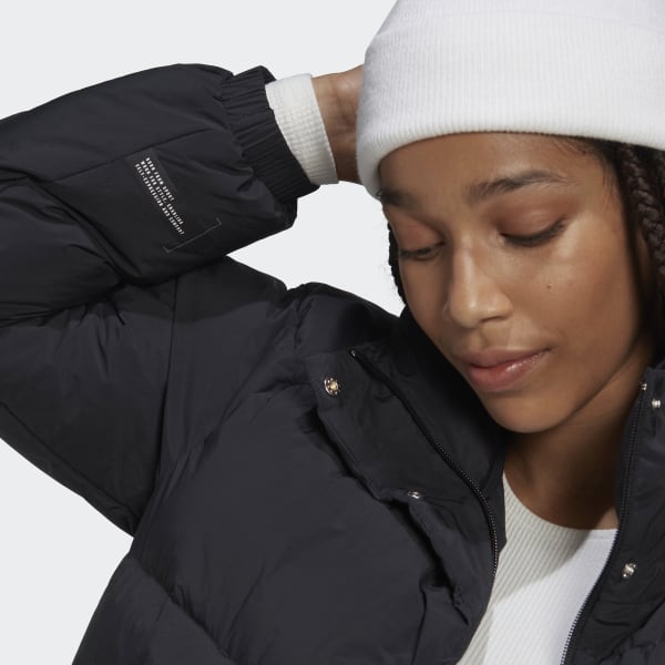 zwart Puffer Jacket V8826