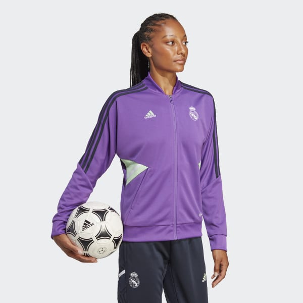 tribu Punto filete Chaqueta entrenamiento Real Madrid Condivo 22 - Violeta adidas | adidas  España