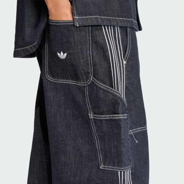 adidas ORIGINALS DENIM WORK PANT - Blue | Free Shipping with adiClub