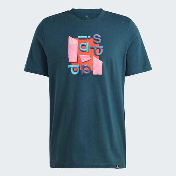 Turquoise Sportswear Photo Real Two-Tone T-Shirt