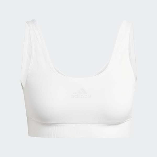 Bianco Reggiseno sportivo Active Seamless Micro-Stretch Scoop Lounge