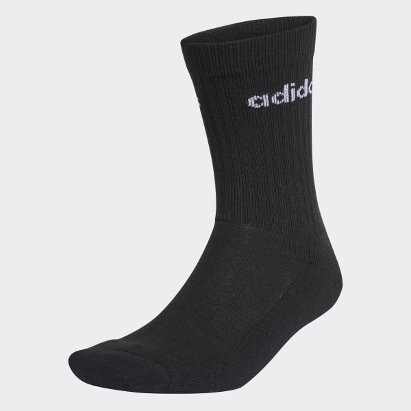 Siyah Half-Cushioned Bilekli Çorap - 3 Çift IZZ78