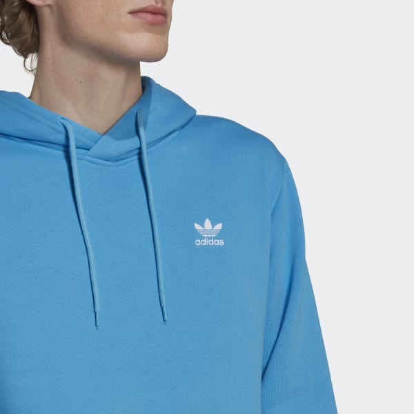 Blu Hoodie adicolor Essentials Trefoil JKZ47