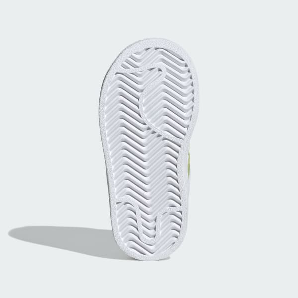 Blanco tenis adidas Disney Superstar II con Cierre Cómodo para Niños