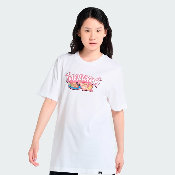 White Thailand Street Food Tee