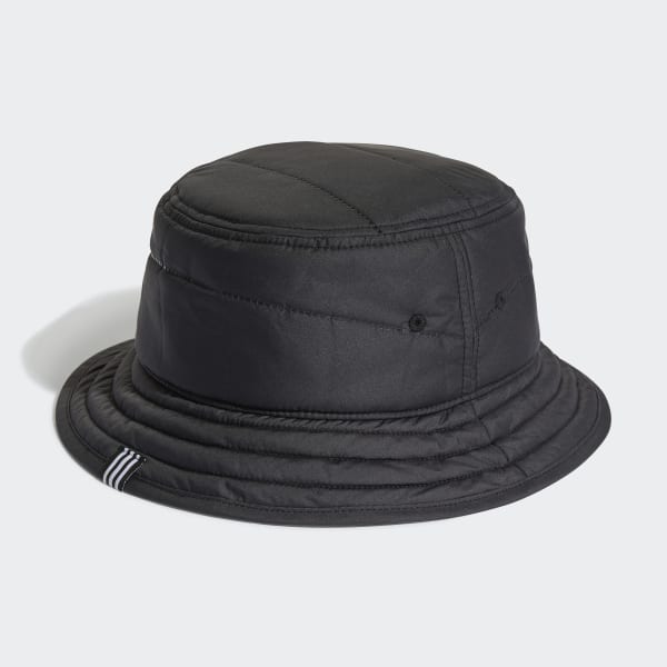 adidas Adicolor Winterized Classic Trefoil Bucket Hat - Black | adidas ...