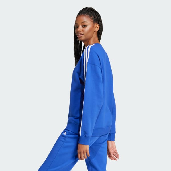 Azul Sudadera Essentials 3 Franjas