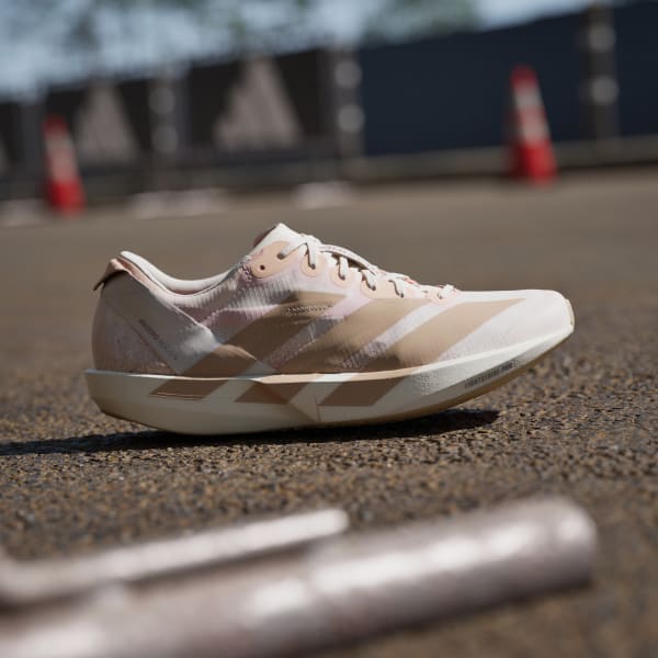 White Adizero Adios 9 Running Shoes