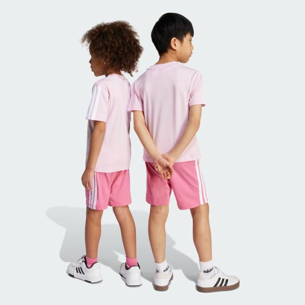 Pink Essentials Tee Set Kids