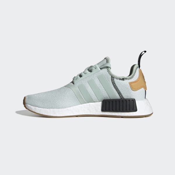 Women's NMD R1 Vapour Green and Gold 