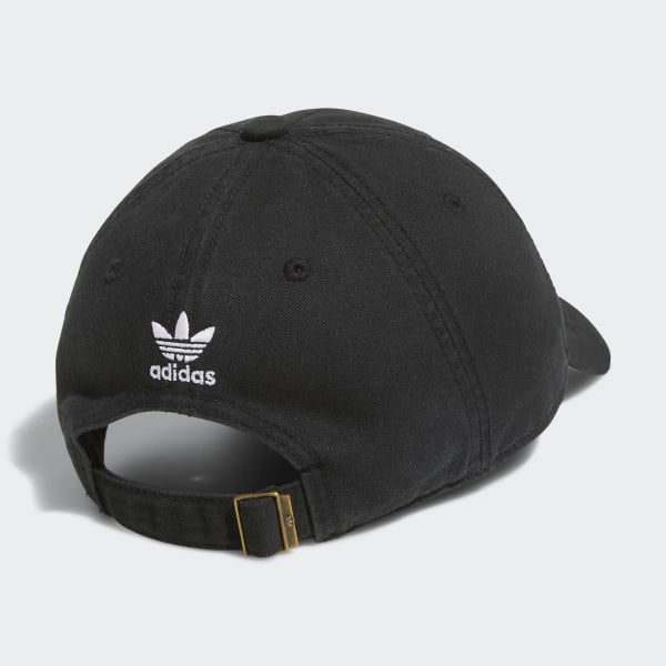 adidas Relaxed Strap-Back Hat - Black | Men's & Originals | adidas US