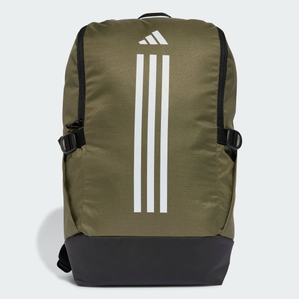 สีเขียว กระเป๋าเป้ Essentials 3-Stripes