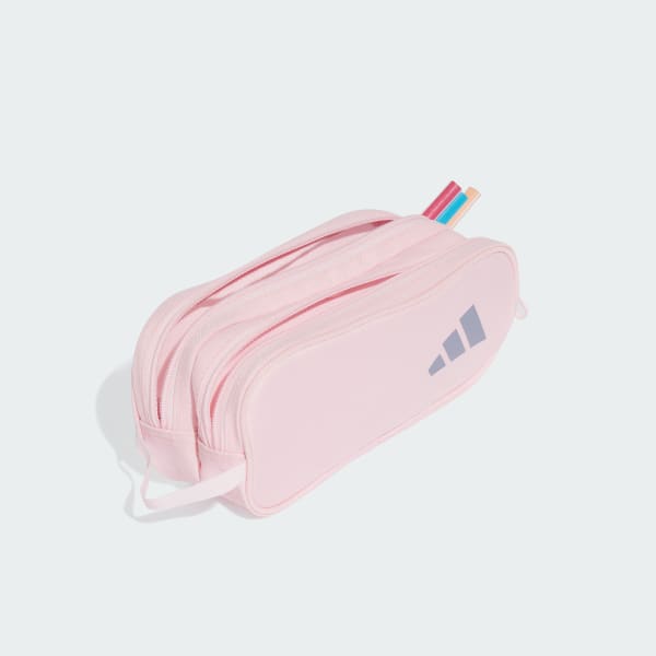 Rosado Estuche para Lápices Two Zipper