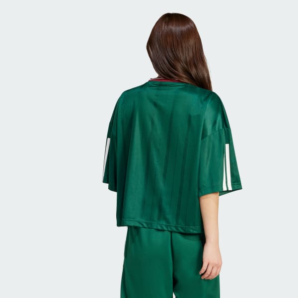 Verde Playera Tiro Nations Pack Estilo Boyfriend