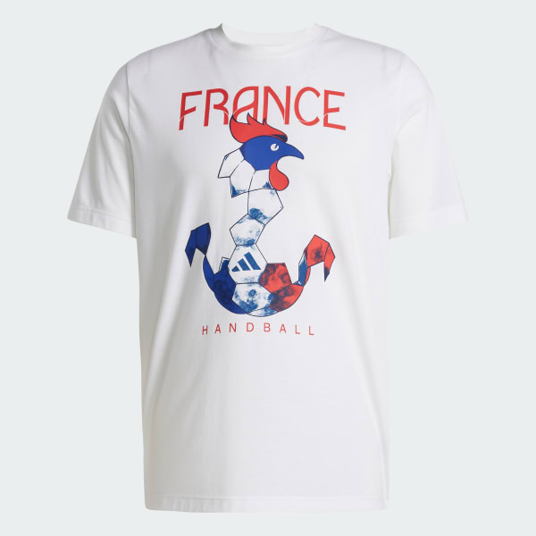 White France Handball Climacool Graphic T-Shirt
