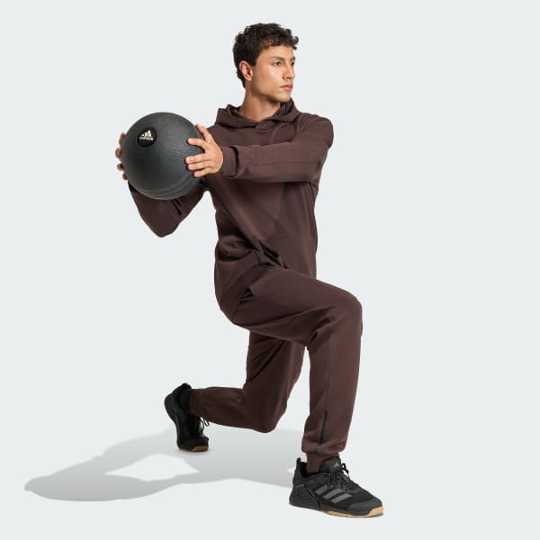 Marron Haut à capuche Designed for Training