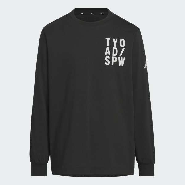 ブラック キッズ ブランド ラブ ルーズフィット シングルジャージー 長袖 Tシャツ
