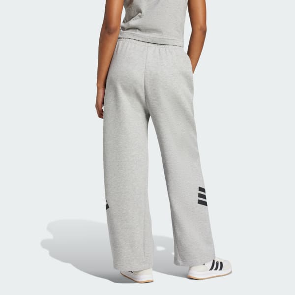 Grigio Pantaloni Future Icons 3-Stripes Open-Hem