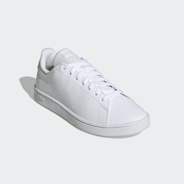 White Advantage Base Court Lifestyle Shoes