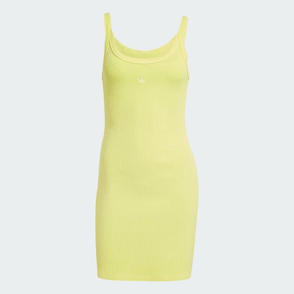 Green Ribbed Mini Dress