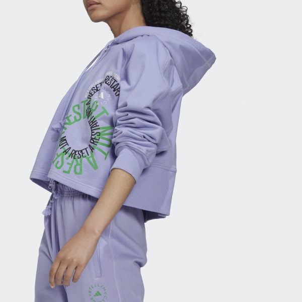 Lilla adidas by Stella McCartney Cropped hoodie BWC66