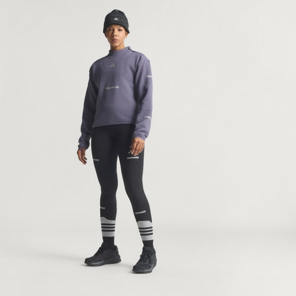 Paars Adi365 CLIMAWARM+ Hardloopsweatshirt