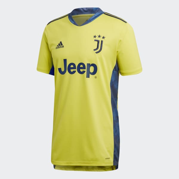 Yellow Juventus Goalkeeper Jersey GLH43