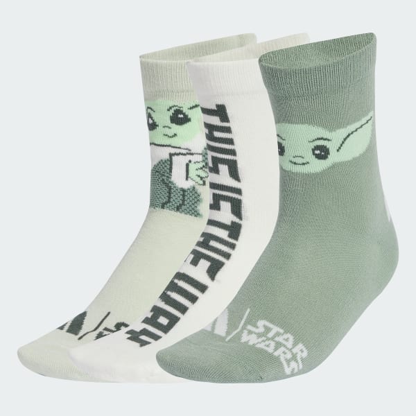 mau-xanh-la TẤT ADIDAS STAR WARS MANDALORIAN TRẺ EM